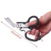 6 In 1 Raptor Emergency Shears; Folding Strap Cutter; Glass Breakers For Outdoors Usage