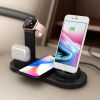 Charging Station for Multiple Devices Apple, 4 in 1 Wireless Charger Station