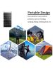 Portable 6W Solar Panel Fast USB Charging for Phones Camping