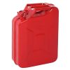 20L US Standard Cold-rolled Plate Petrol Diesel Can Gasoline Bucket with Oil Pipe Red