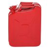 20L US Standard Cold-rolled Plate Petrol Diesel Can Gasoline Bucket with Oil Pipe Red