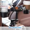 Car Cup Holder Expander 360° Rotating Car Tray Bottle Holder