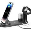 Charging Station for Multiple Devices Apple, 4 in 1 Wireless Charger Station