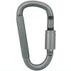 Aluminum D-Ring Locking Carabiner Light but Strong NOT for Climbing(Pack of 10)